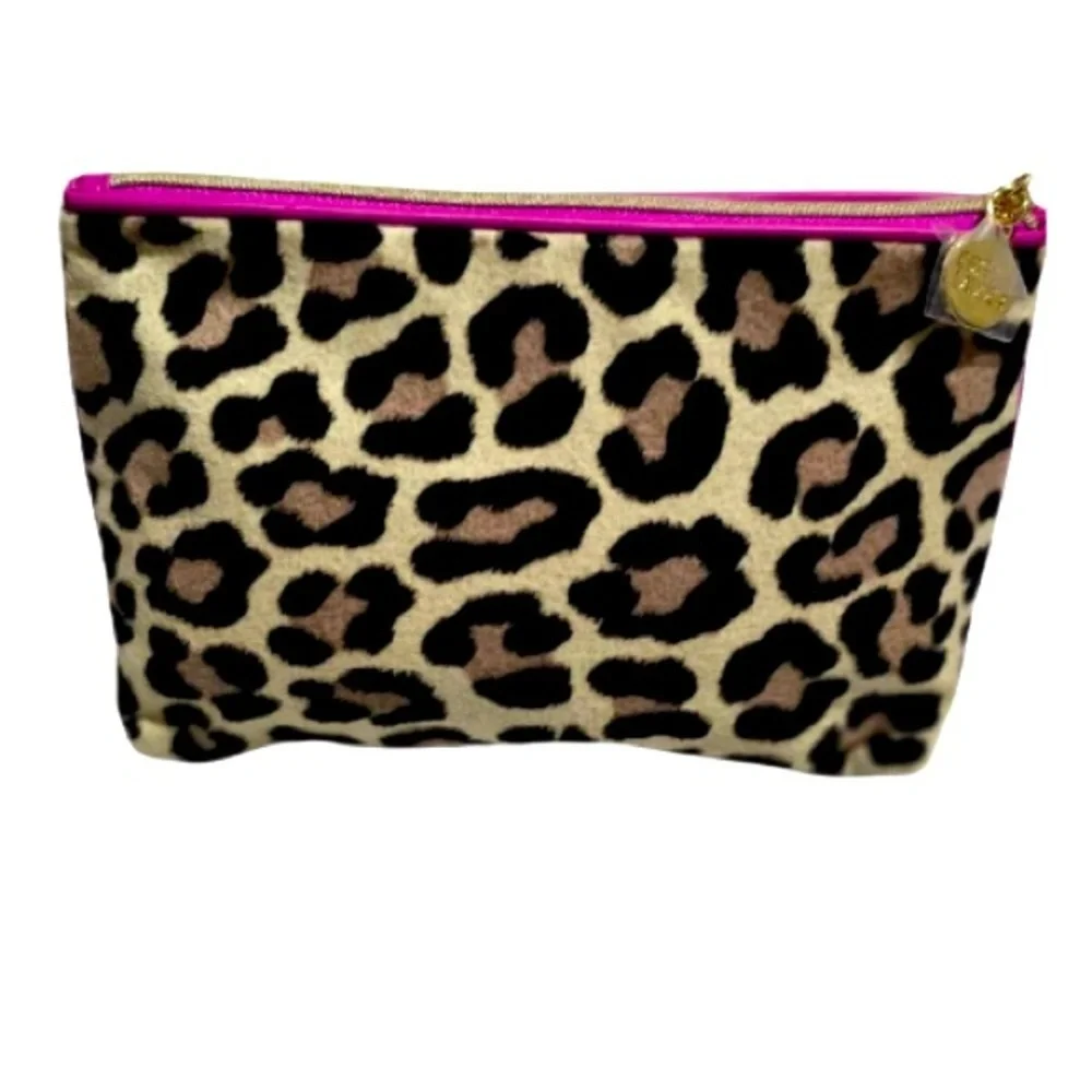 NWOT Estee Lauder Dragonfly Animal Print Cosmetic Makeup Bag